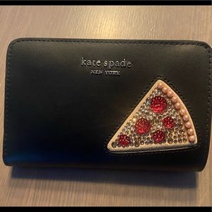 Kate Spade pizza wallet! Brand-new! Beautifully embellished. A must-have!